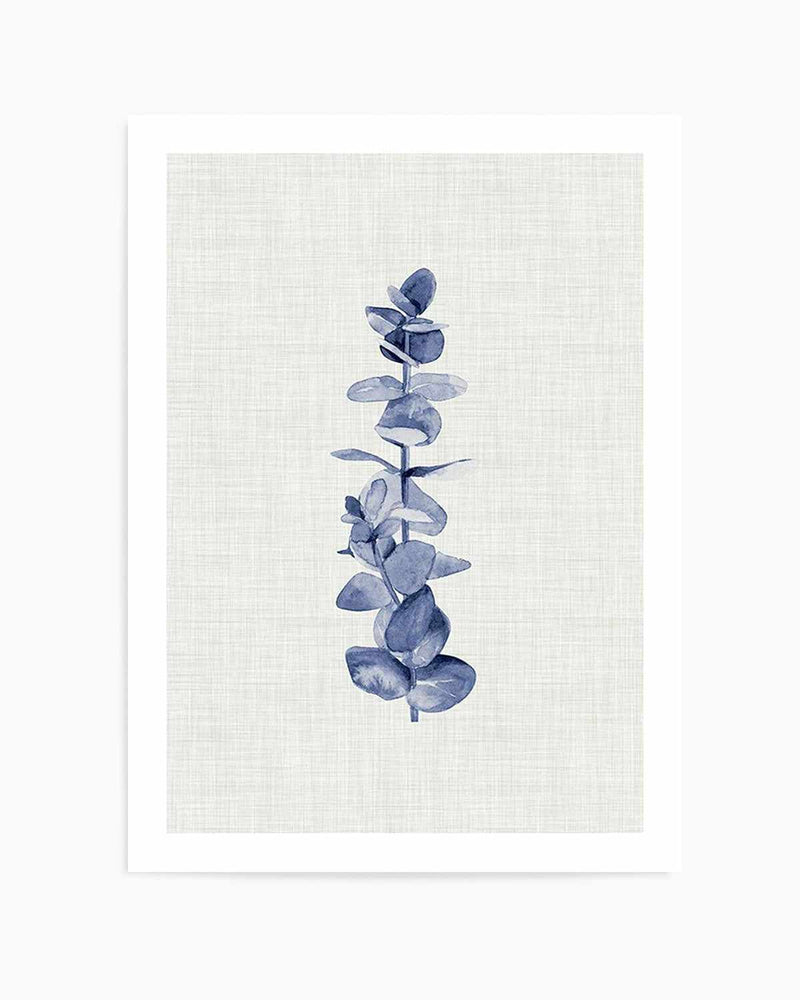 Blue Eucalyptus Art Print