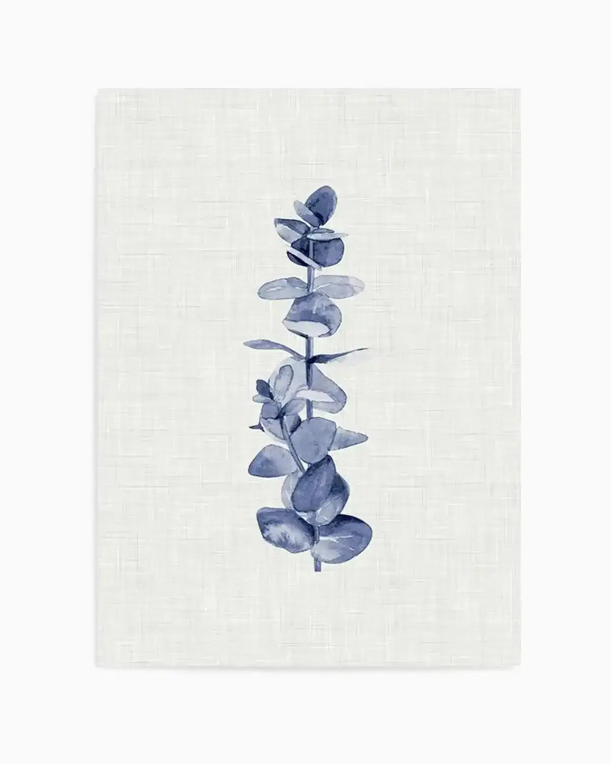Blue Eucalyptus Art Print from Olive et Oriel where you can shop wallpaper and artworks online