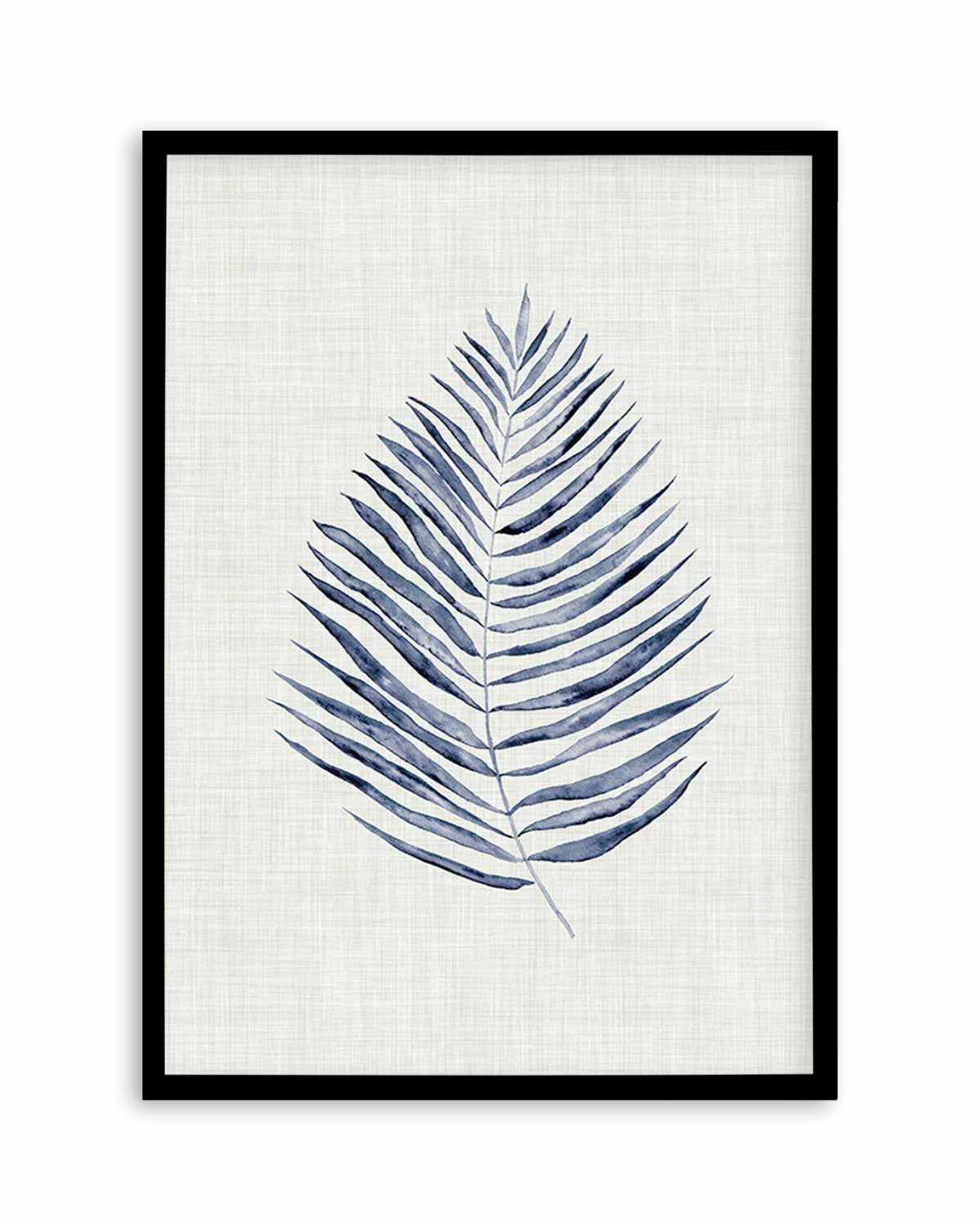 Blue Fern I Art Print