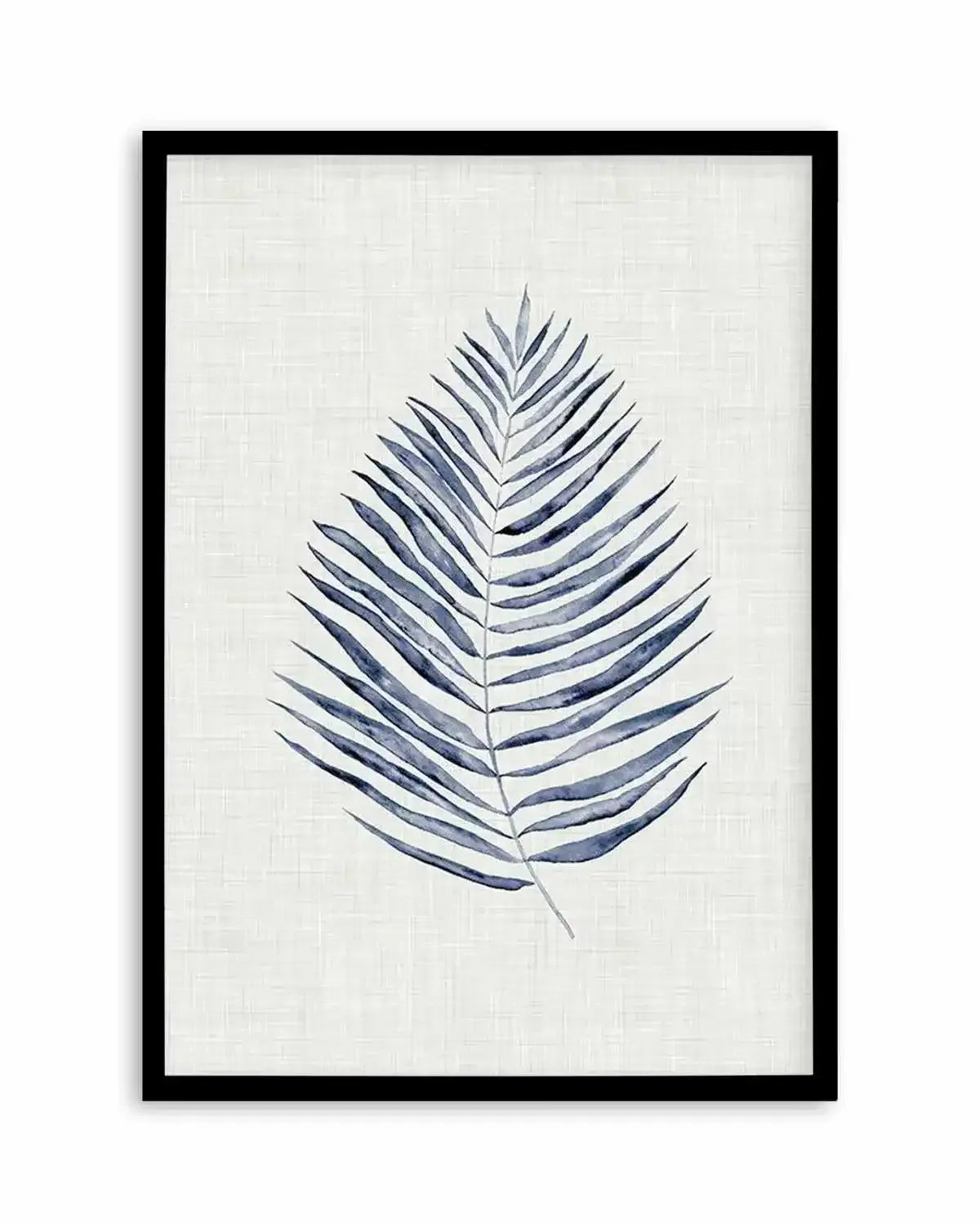 Blue Fern I Art Print from Olive et Oriel where you can shop wallpaper and artworks online
