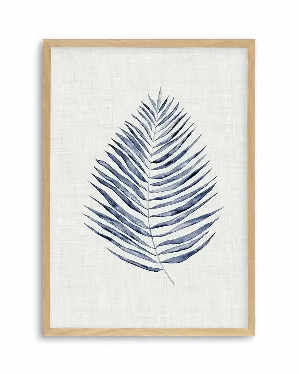 Blue Fern I Art Print from Olive et Oriel where you can shop wallpaper and artworks online