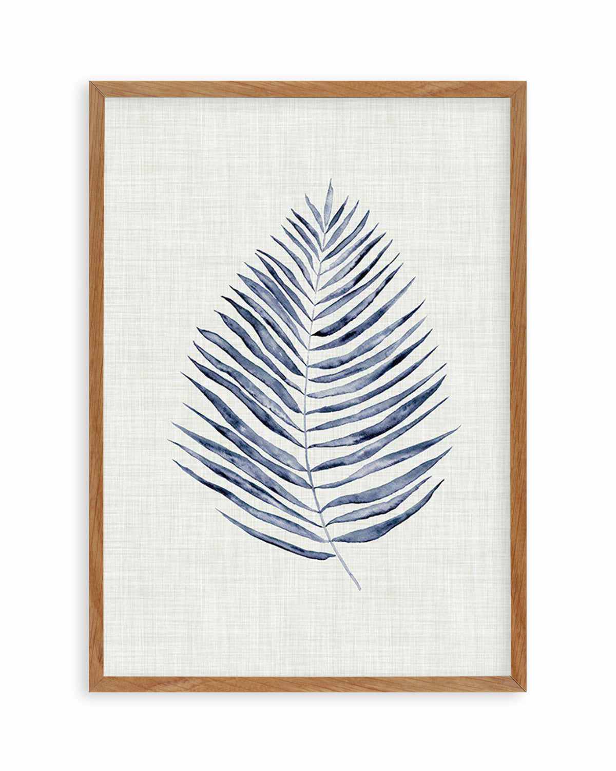 Blue Fern I Art Print