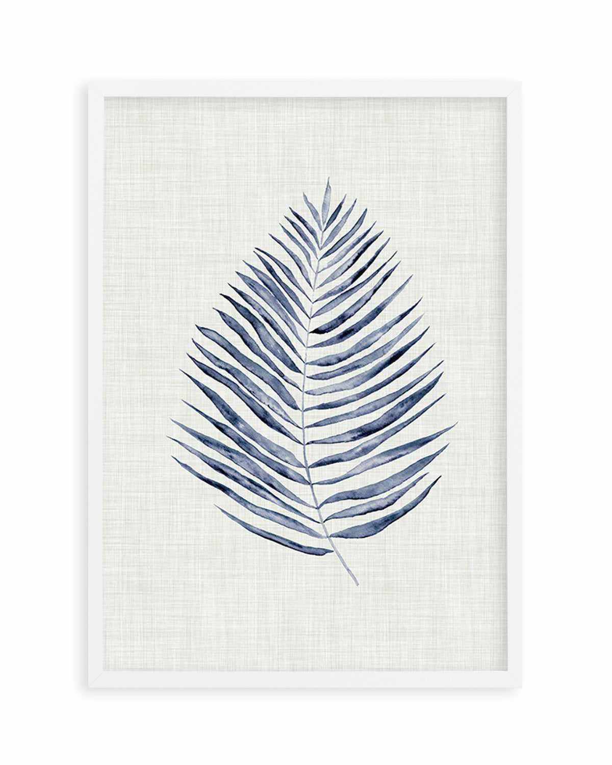 Blue Fern I Art Print