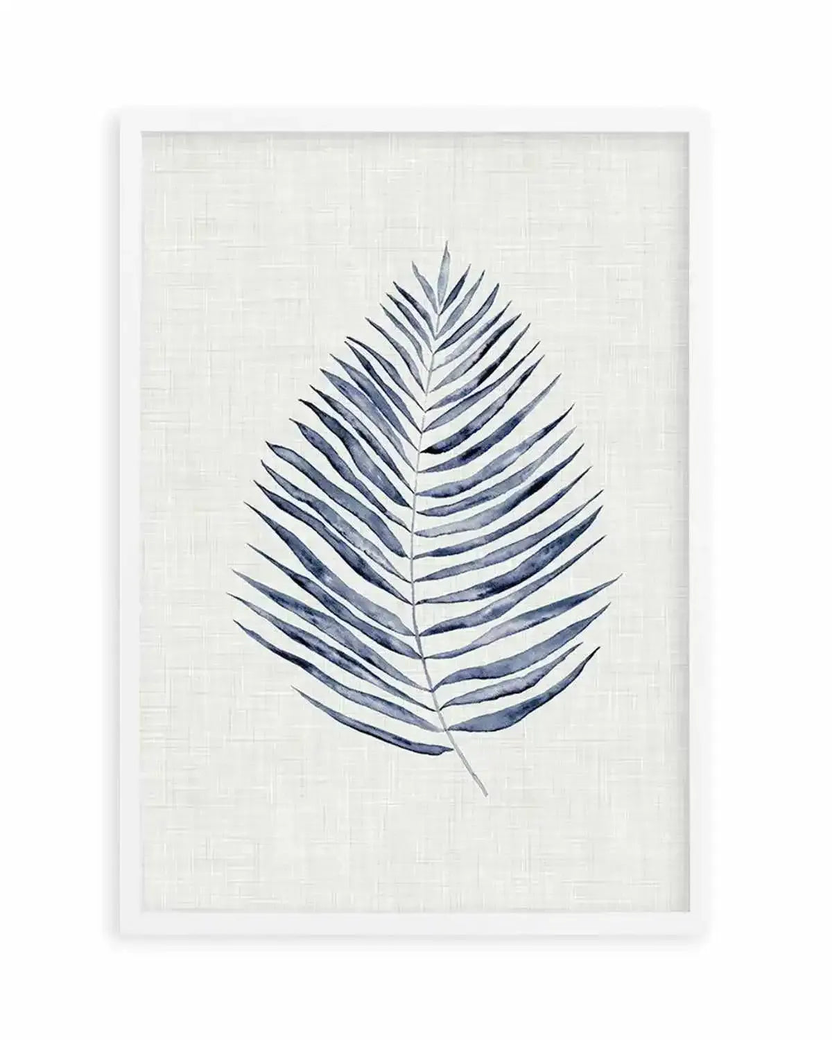 Blue Fern I Art Print from Olive et Oriel where you can shop wallpaper and artworks online