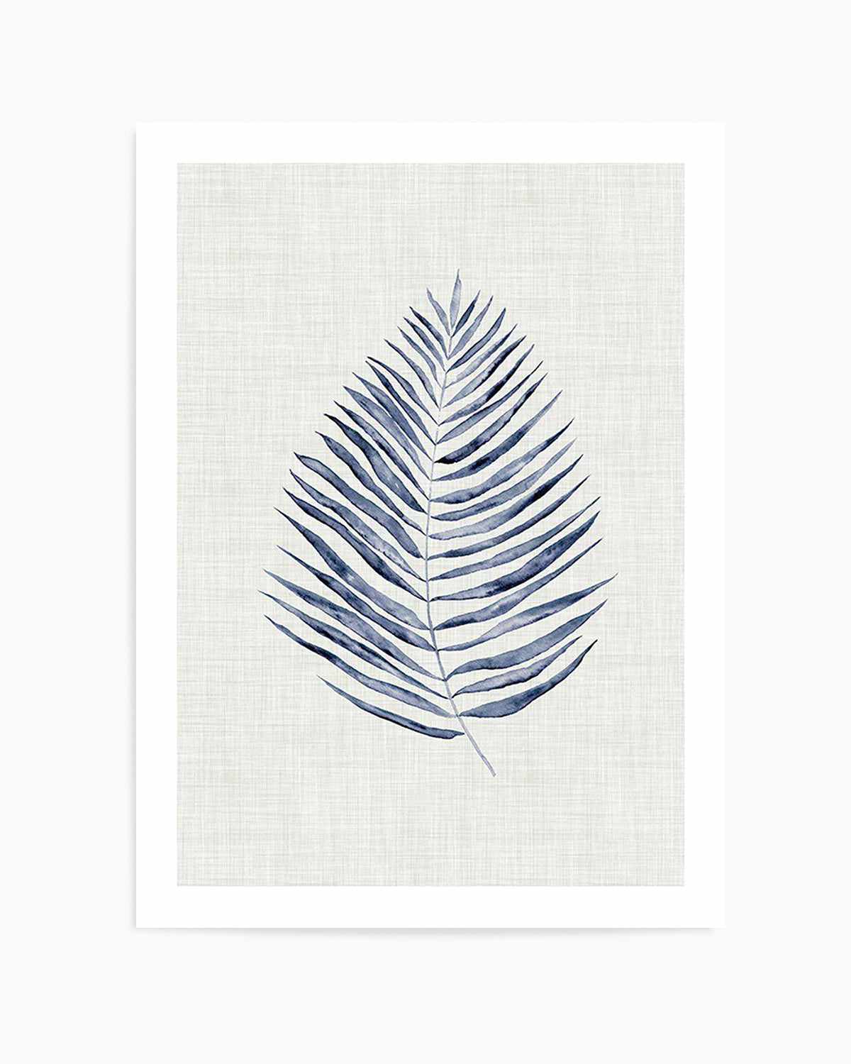 Blue Fern I Art Print