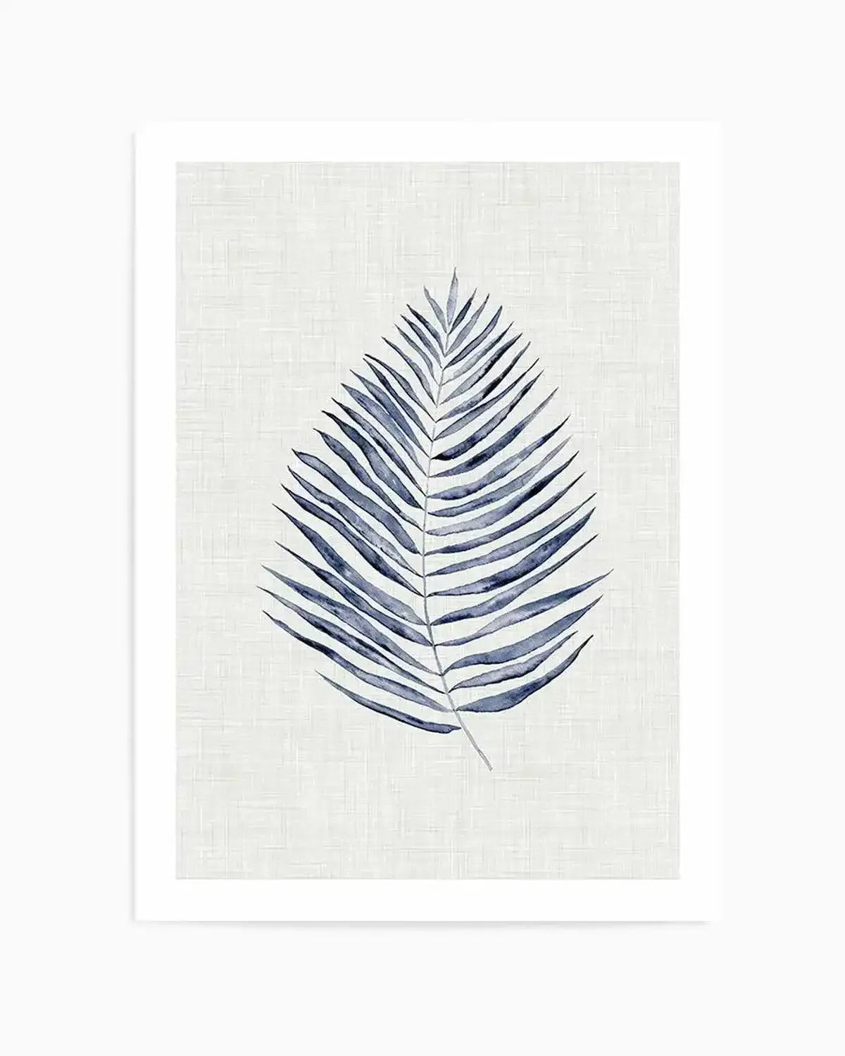 Blue Fern I Art Print from Olive et Oriel where you can shop wallpaper and artworks online