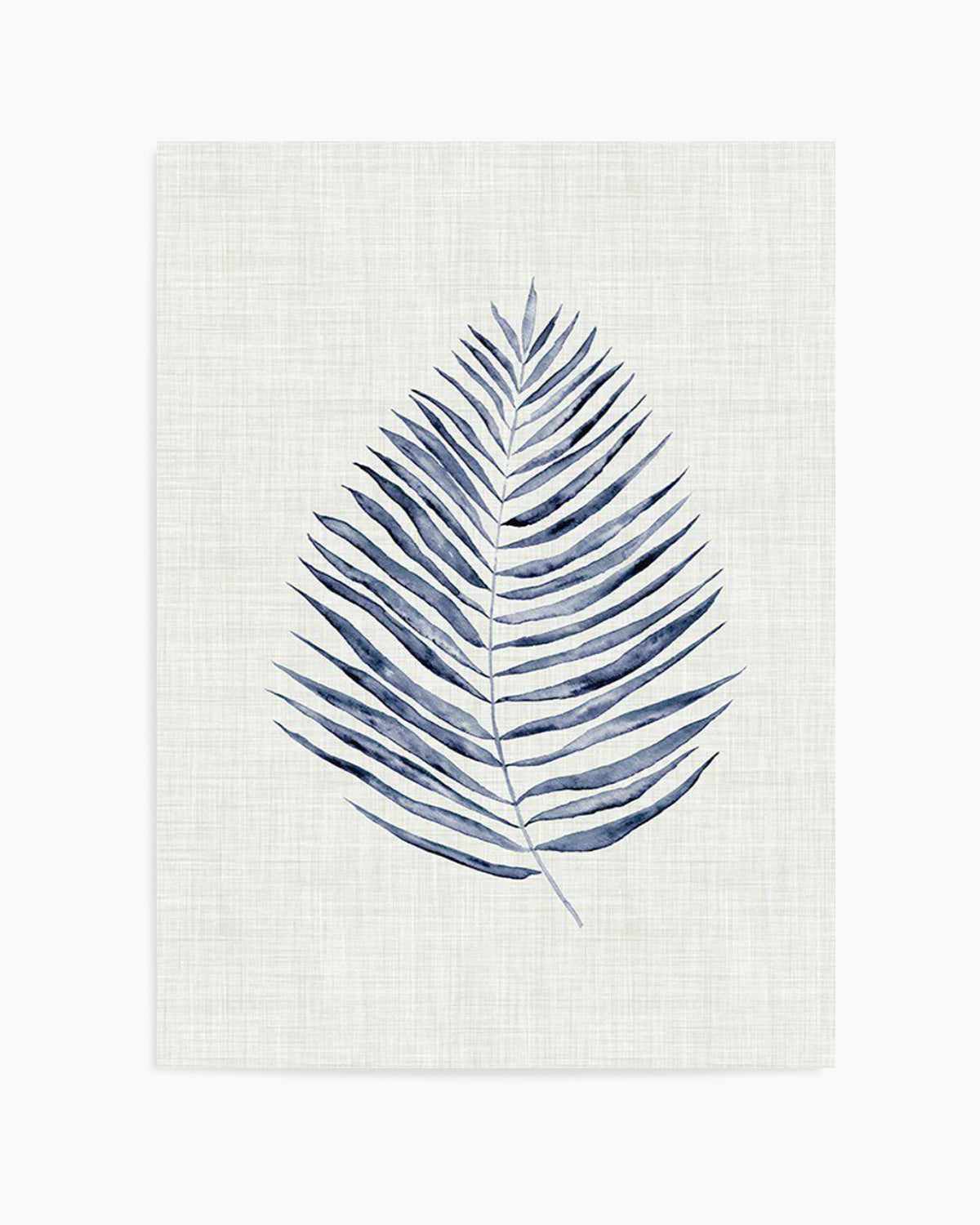 Blue Fern I Art Print