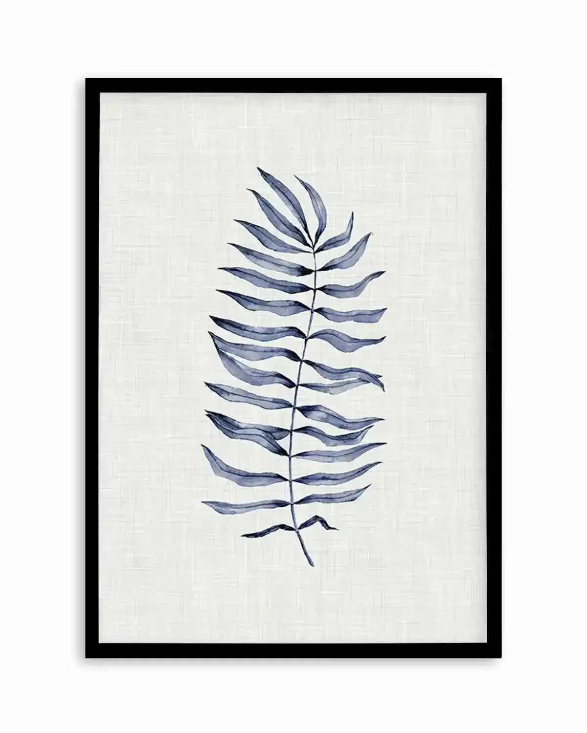 Blue Fern II Art Print from Olive et Oriel where you can shop wallpaper and artworks online