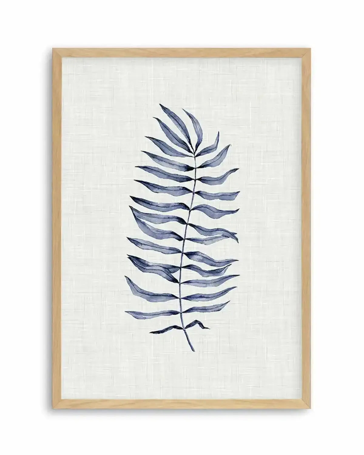 Blue Fern II Art Print from Olive et Oriel where you can shop wallpaper and artworks online