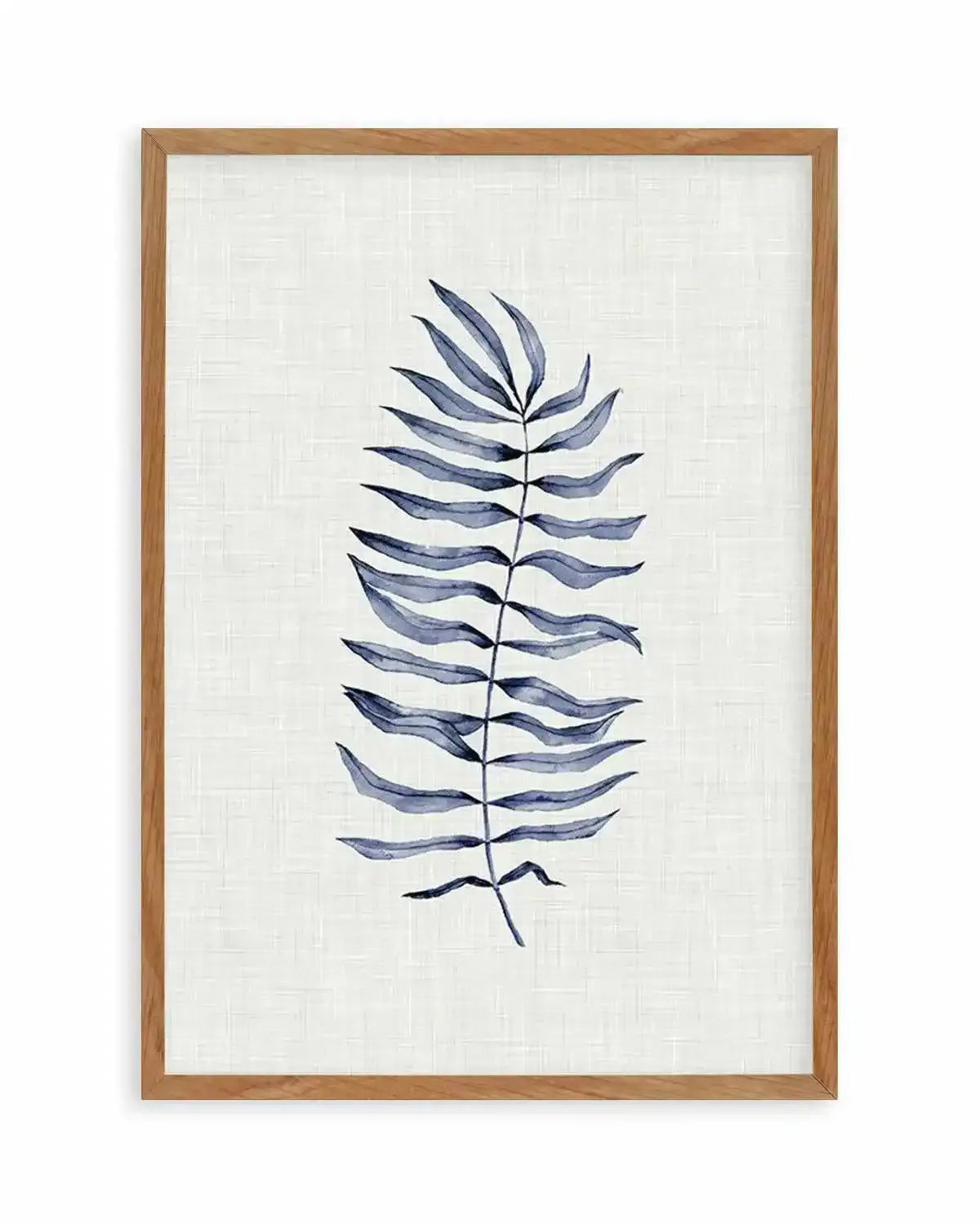 Blue Fern II Art Print from Olive et Oriel where you can shop wallpaper and artworks online