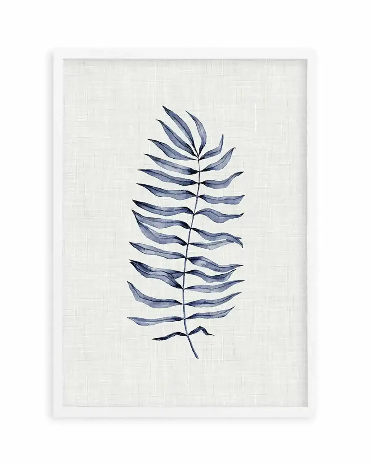 Blue Fern II Art Print from Olive et Oriel where you can shop wallpaper and artworks online