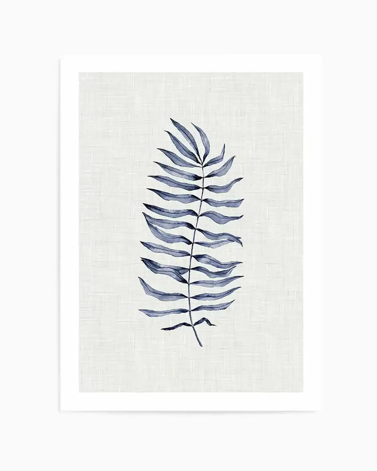 Blue Fern II Art Print from Olive et Oriel where you can shop wallpaper and artworks online