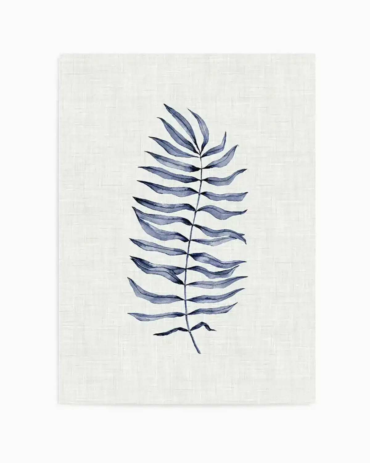 Blue Fern II Art Print from Olive et Oriel where you can shop wallpaper and artworks online