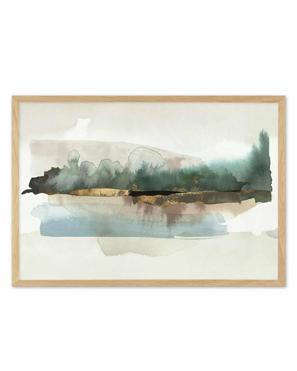 Blue Forest Horizon Art Print from Olive et Oriel where you can shop wallpaper and artworks online