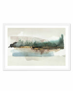 Blue Forest Horizon Art Print