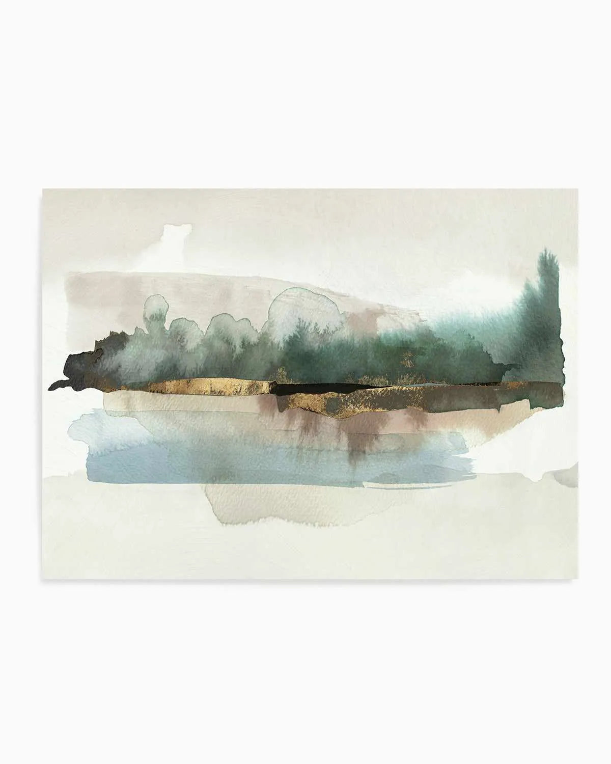 Blue Forest Horizon Art Print from Olive et Oriel where you can shop wallpaper and artworks online