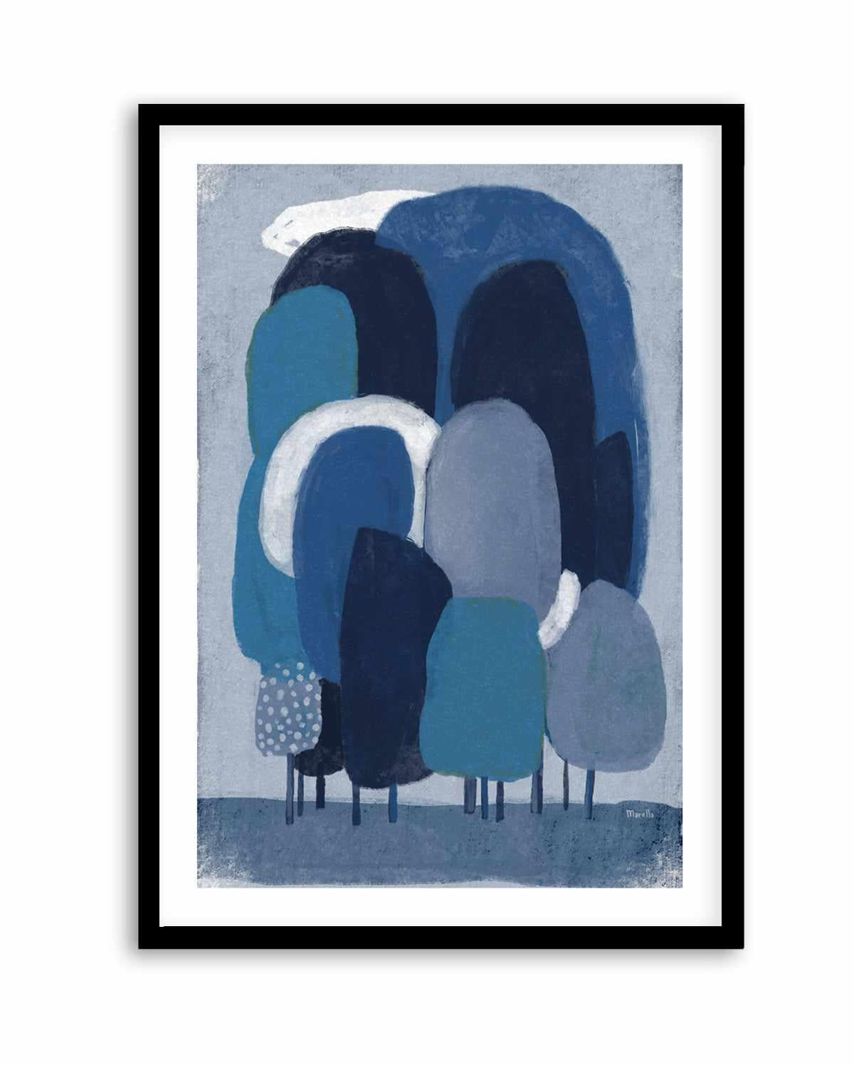 Blue Foresta by Marco Marella | Art Print from Olive et Oriel where you can shop wallpaper and artworks online
