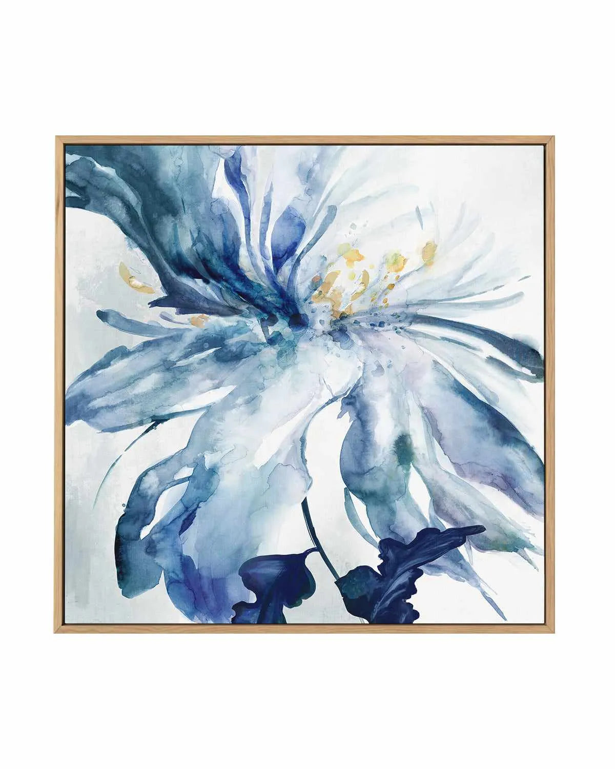 Blue Grande I | Framed Canvas Art Print from Olive et Oriel where you can shop wallpaper and artworks online
