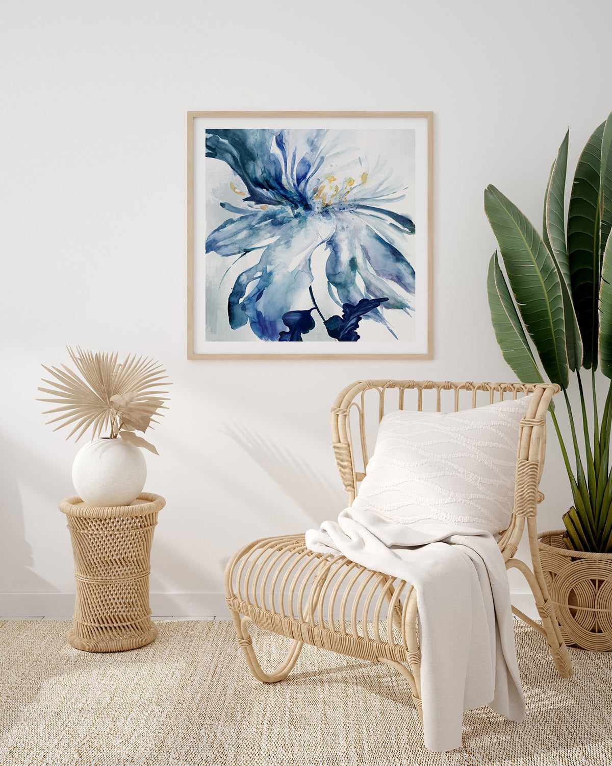 Blue Grande I Art Print