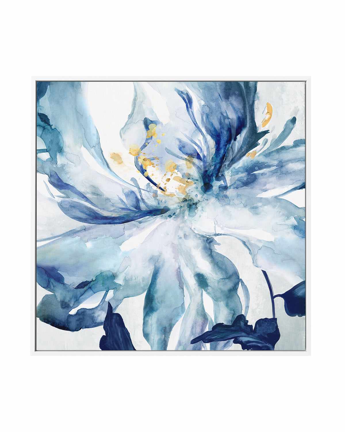 Blue Grande II | Framed Canvas Art Print