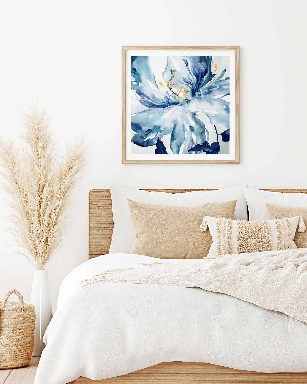 Blue Grande II Art Print from Olive et Oriel where you can shop wallpaper and artworks online