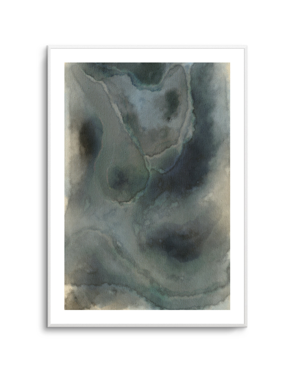 Blue Impression by Shatha Al Dafai | Art Print