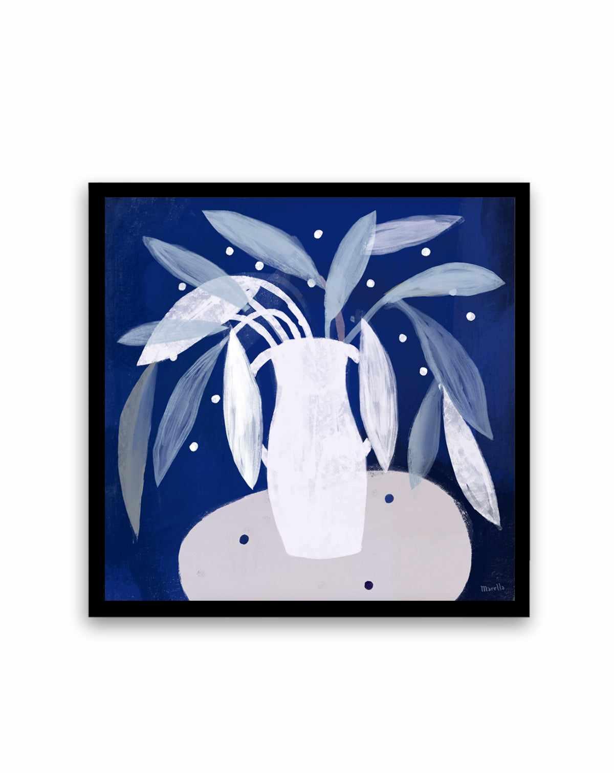 Blue Interior by Marco Marella | Art Print from Olive et Oriel where you can shop wallpaper and artworks online