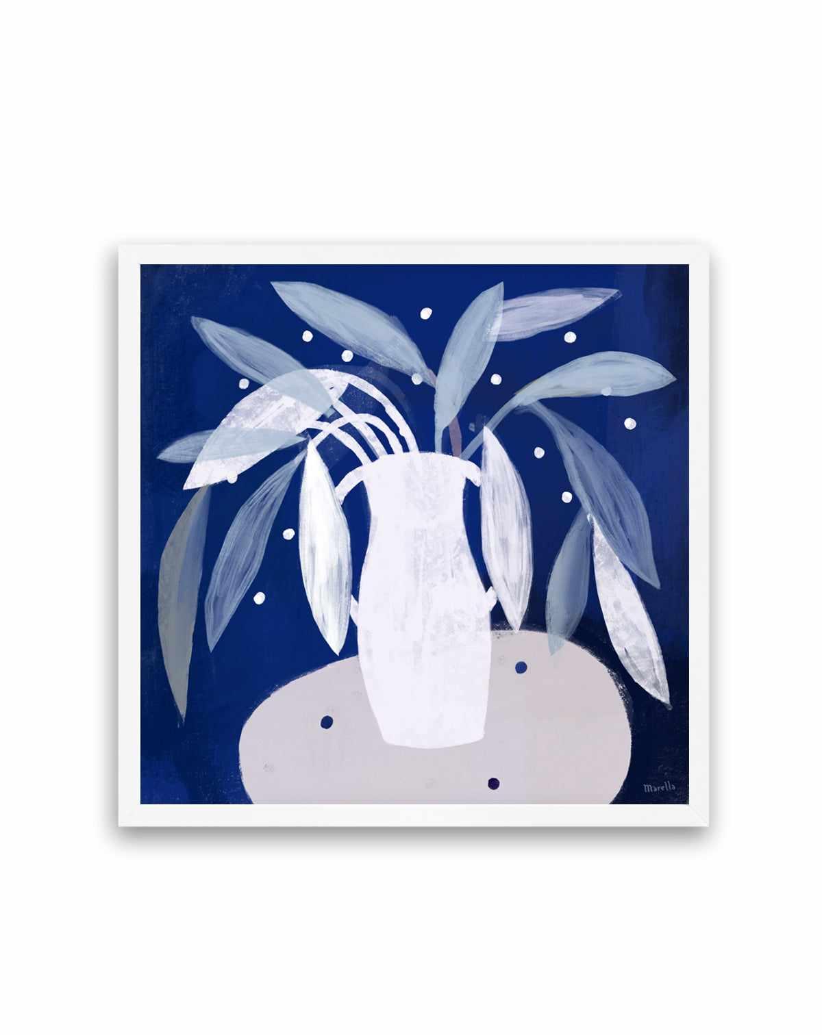 Blue Interior by Marco Marella | Art Print from Olive et Oriel where you can shop wallpaper and artworks online