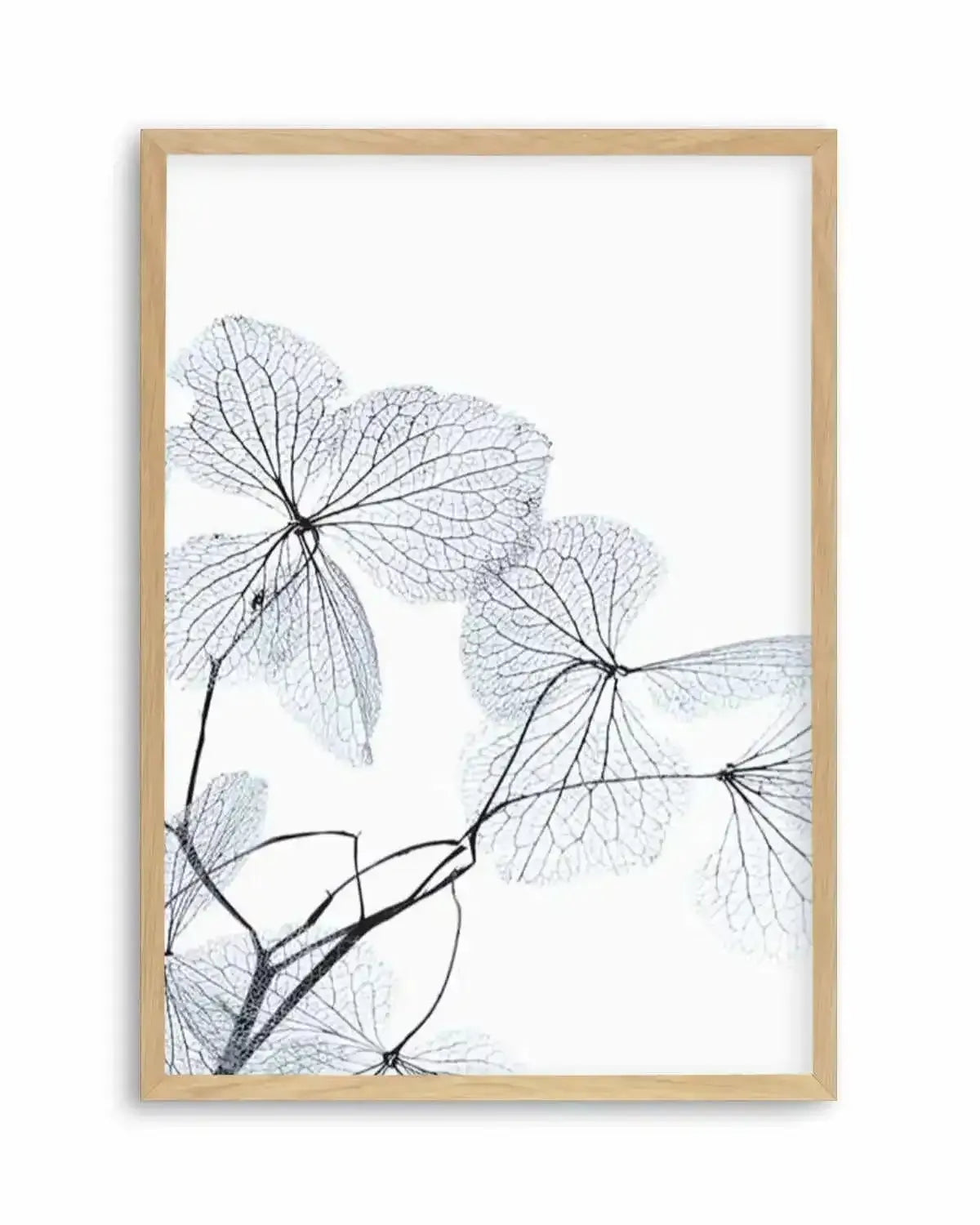 Blue Leaves I Art Print from Olive et Oriel where you can shop wallpaper and artworks online