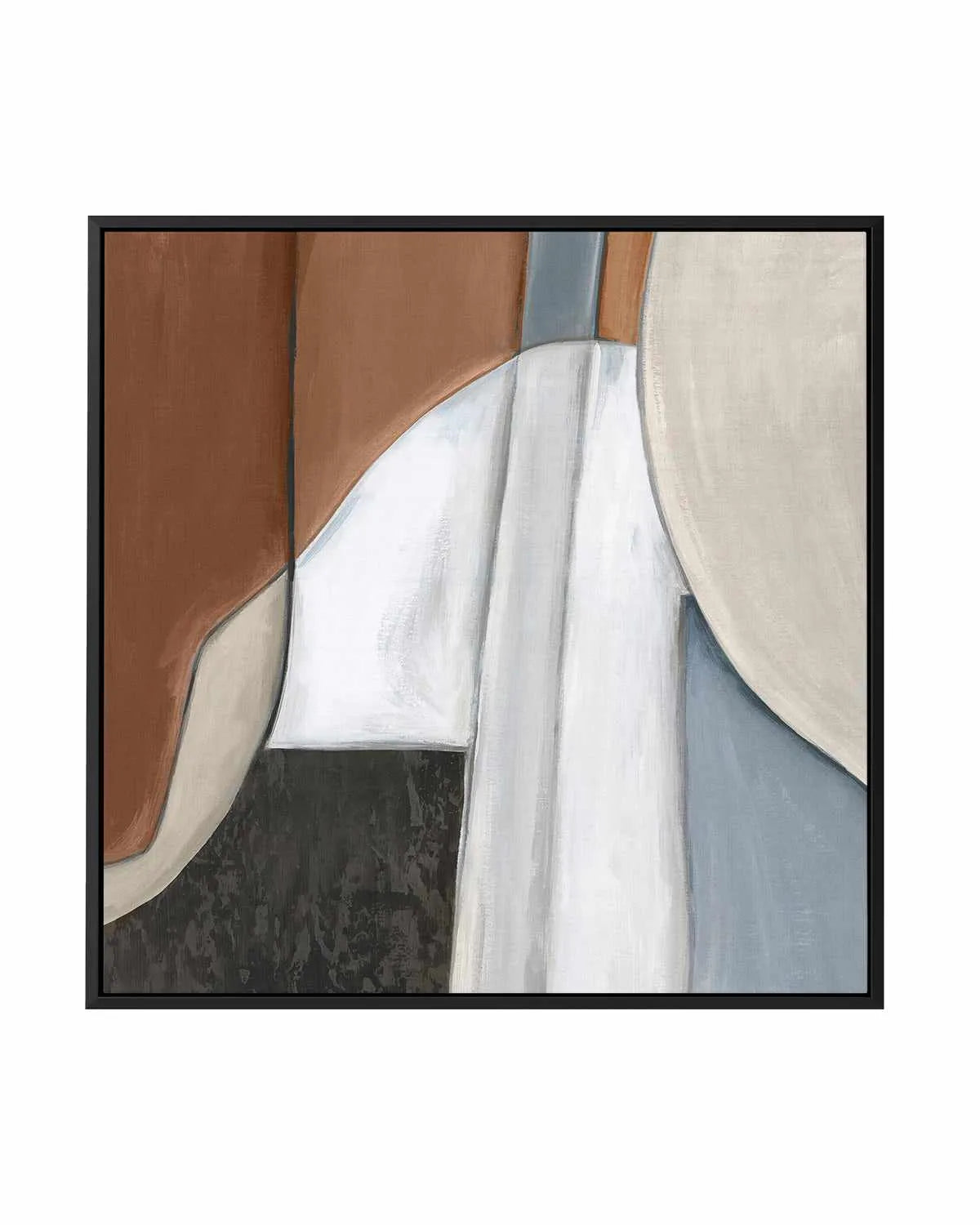 Blue Match I | Framed Canvas Art Print from Olive et Oriel where you can shop wallpaper and artworks online