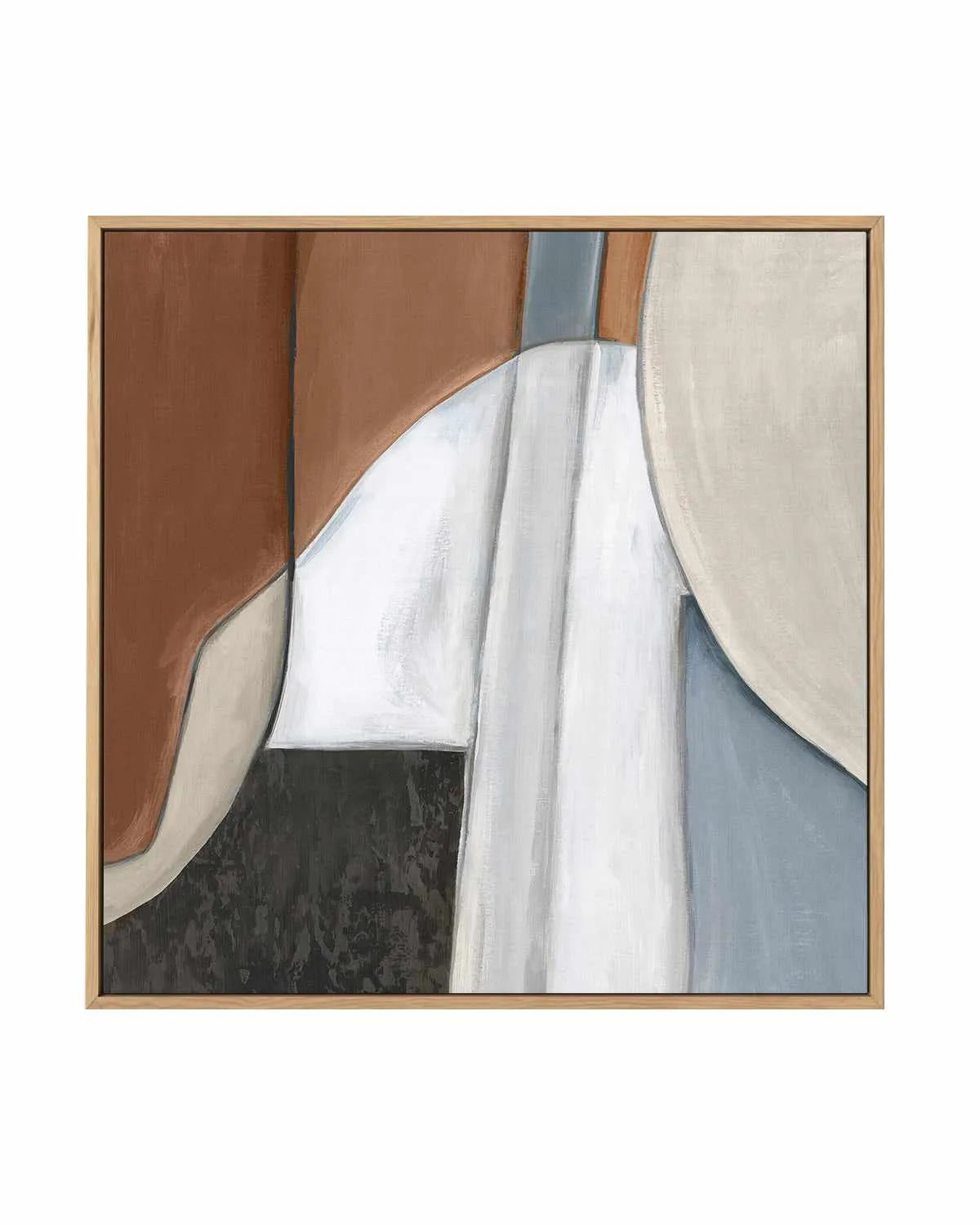 Blue Match I | Framed Canvas Art Print from Olive et Oriel where you can shop wallpaper and artworks online