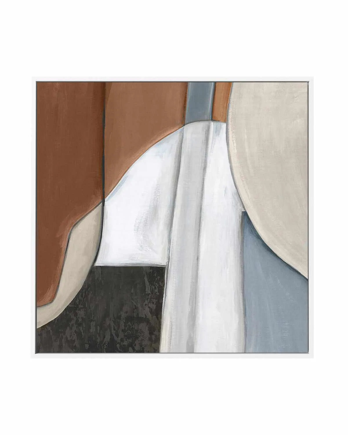 Blue Match I | Framed Canvas Art Print from Olive et Oriel where you can shop wallpaper and artworks online