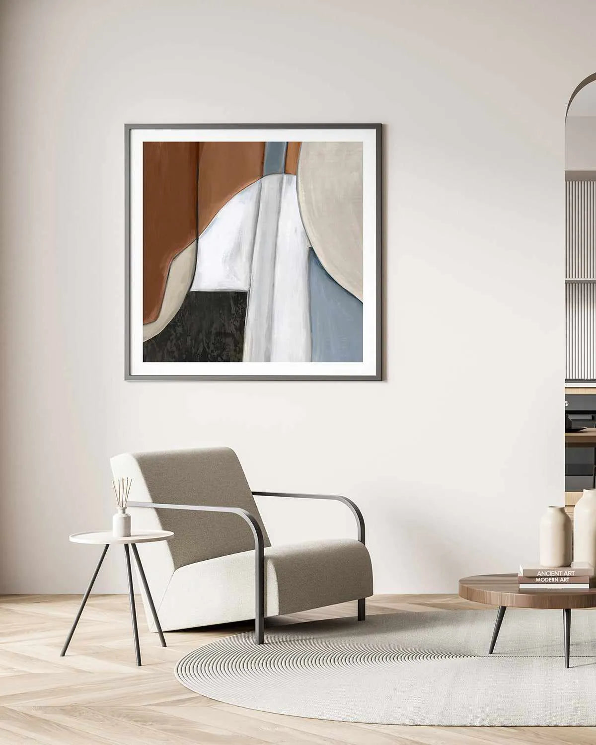 Blue Match I Art Print from Olive et Oriel where you can shop wallpaper and artworks online