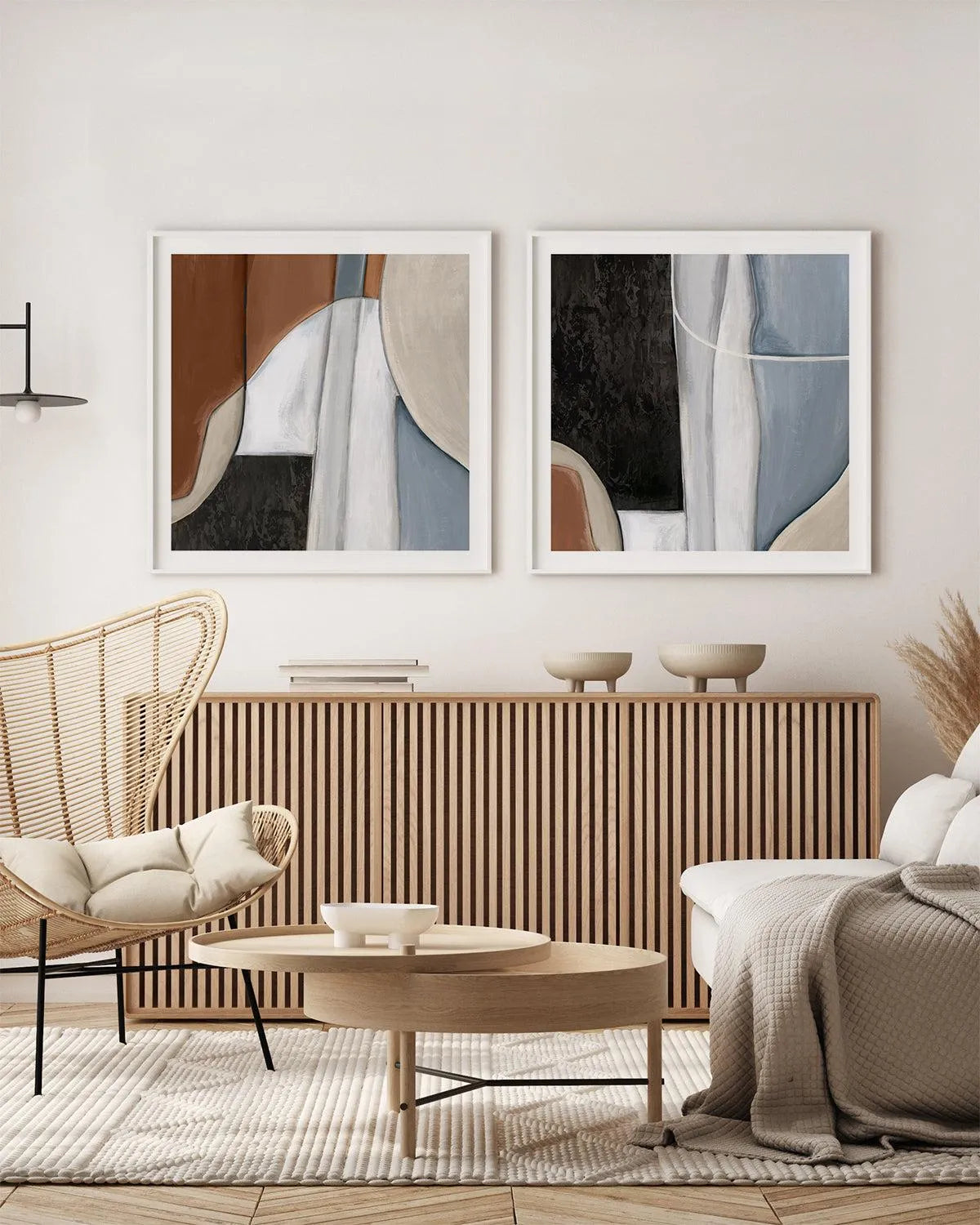 Blue Match I Art Print from Olive et Oriel where you can shop wallpaper and artworks online