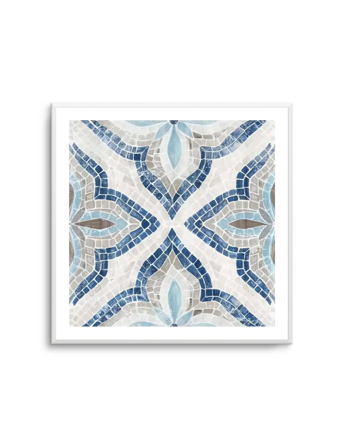 Blue Moroccan Tile | Art Print