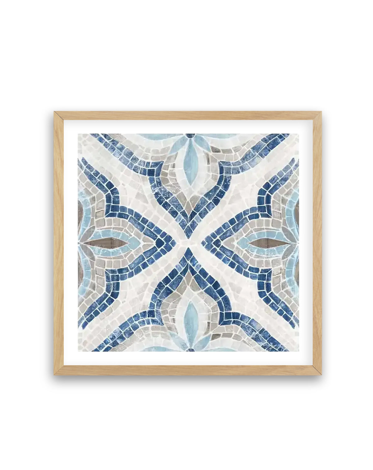 Blue Moroccan Tile | Art Print