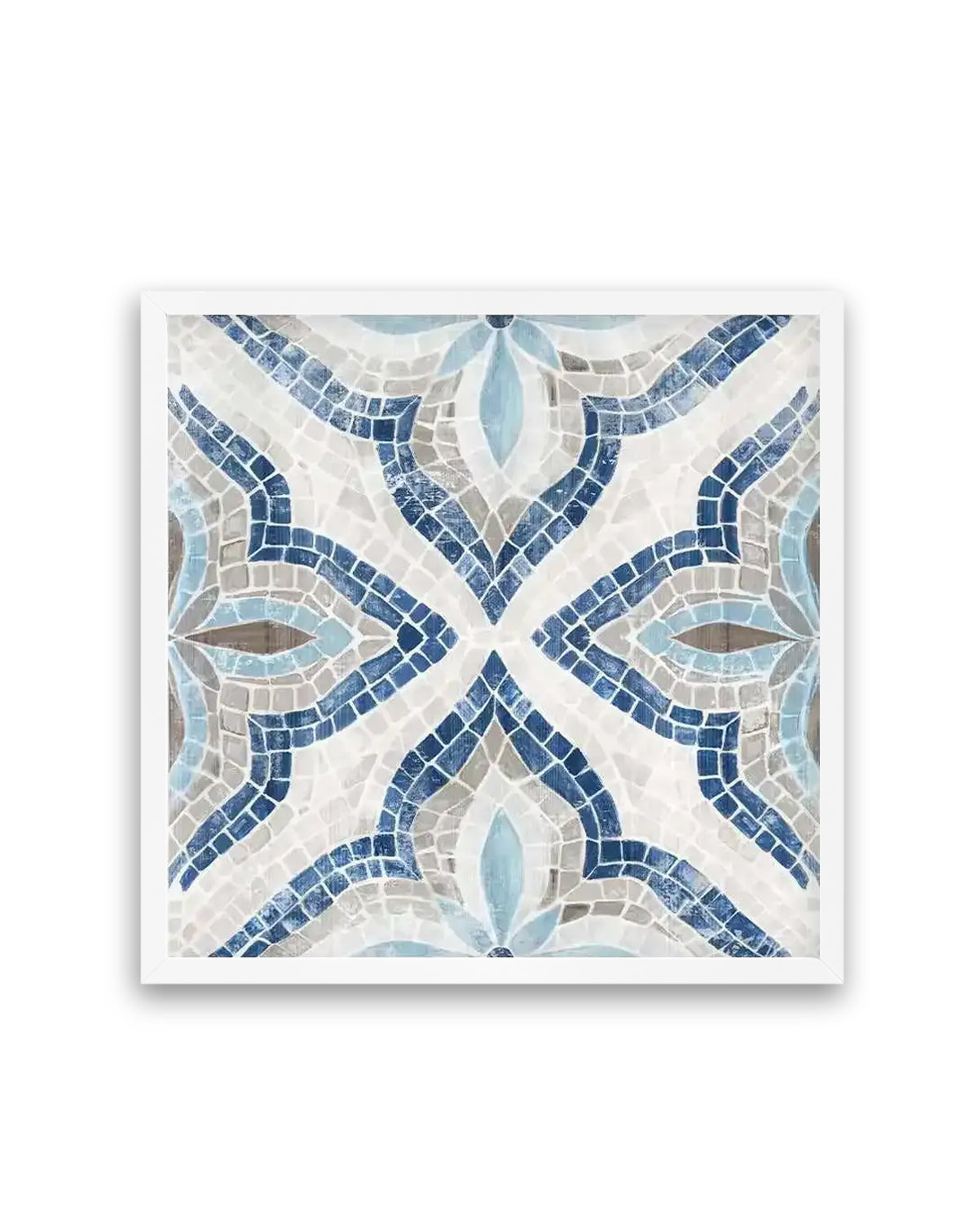 Blue Moroccan Tile | Art Print