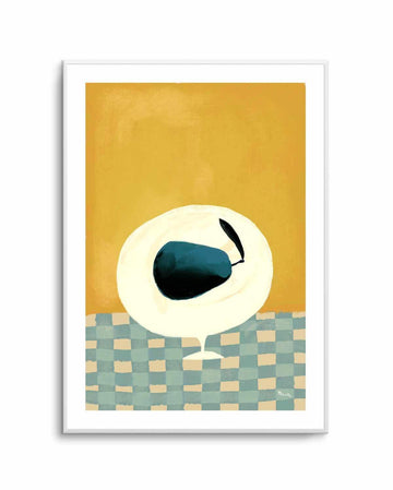 Blue Pear by Marco Marella | Art Print from Olive et Oriel where you can shop wallpaper and artworks online