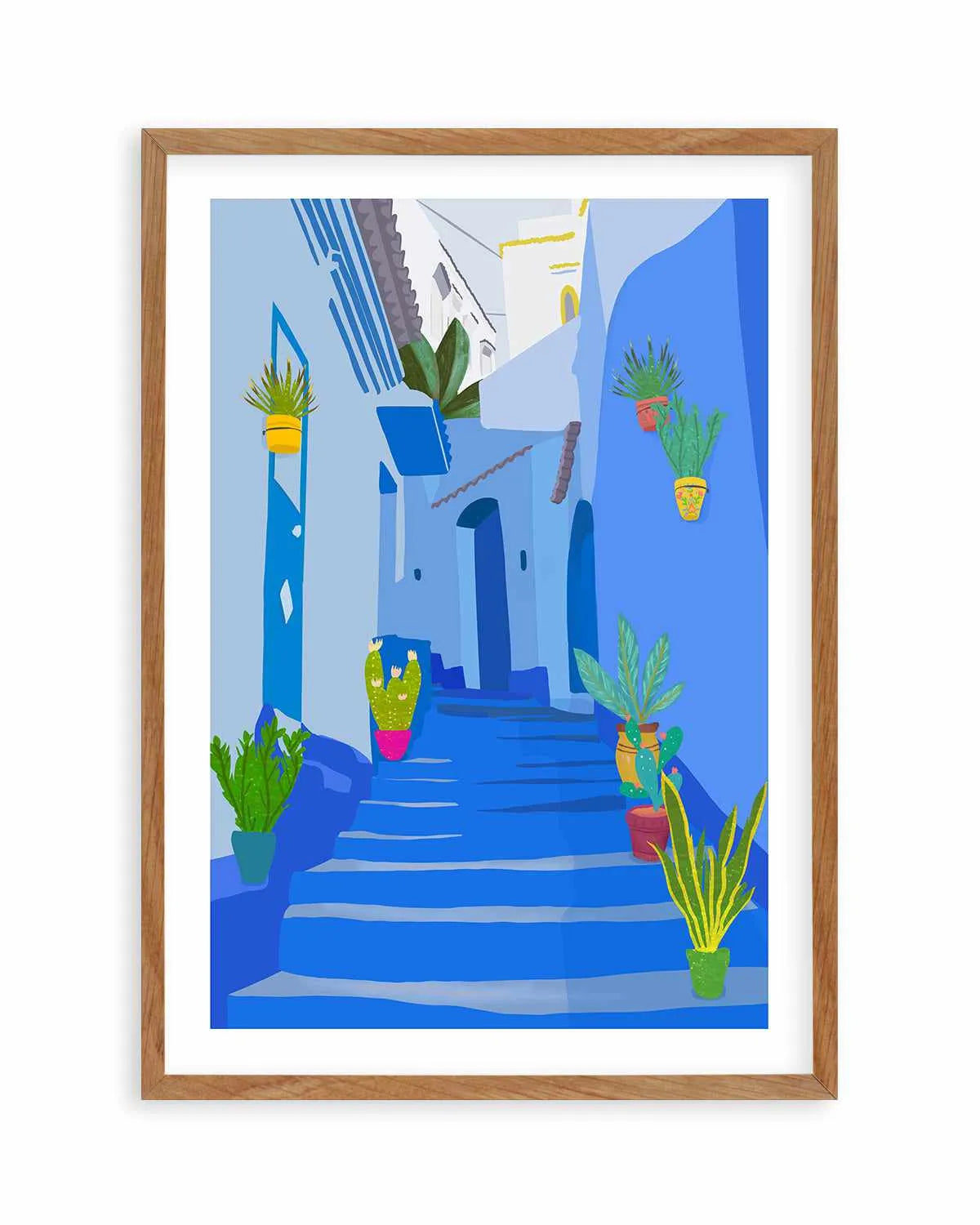 Blue Pearl by Petra Lizde Art Print from Olive et Oriel where you can shop wallpaper and artworks online