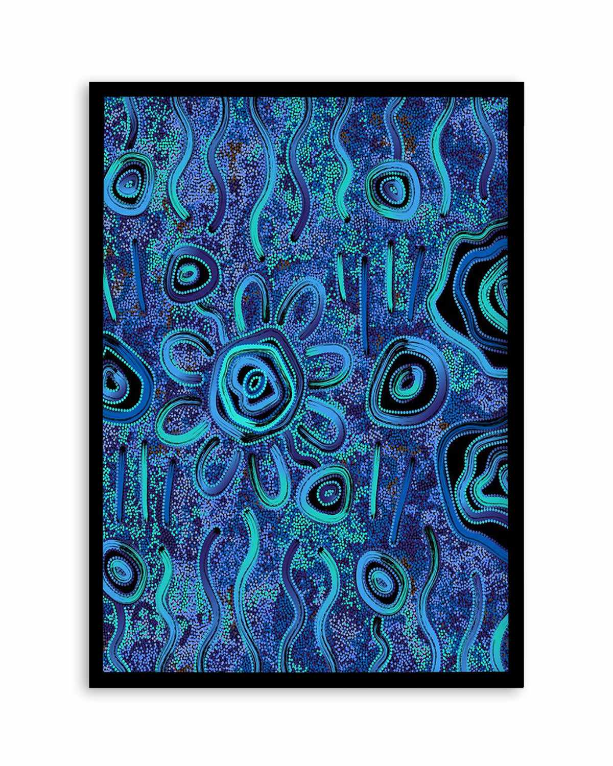 Blue Rain by Kelly Taylor Art Print