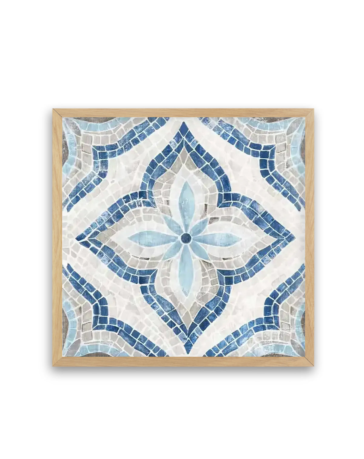 Blue Single Moroccan Tile | Art Print