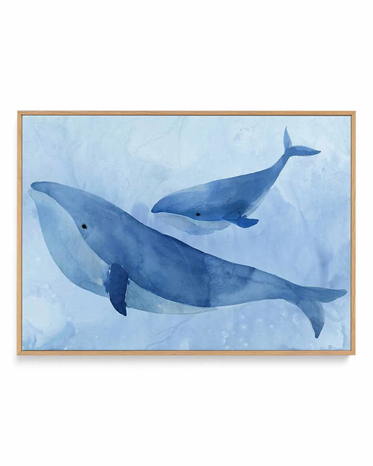 Blue Spirits I | Framed Canvas Art Print from Olive et Oriel where you can shop wallpaper and artworks online