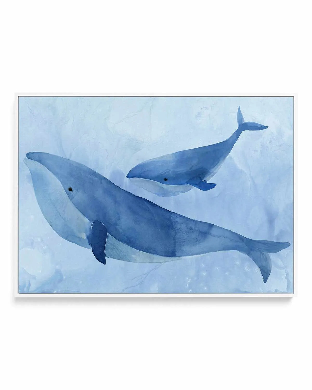 Blue Spirits I | Framed Canvas Art Print from Olive et Oriel where you can shop wallpaper and artworks online