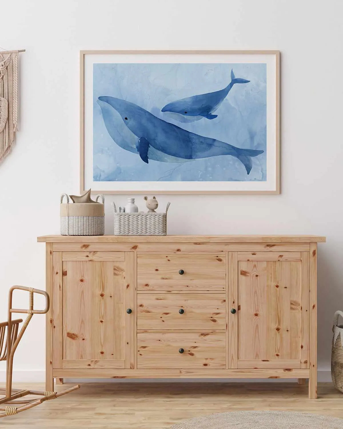 Blue Spirits II Art Print from Olive et Oriel where you can shop wallpaper and artworks online