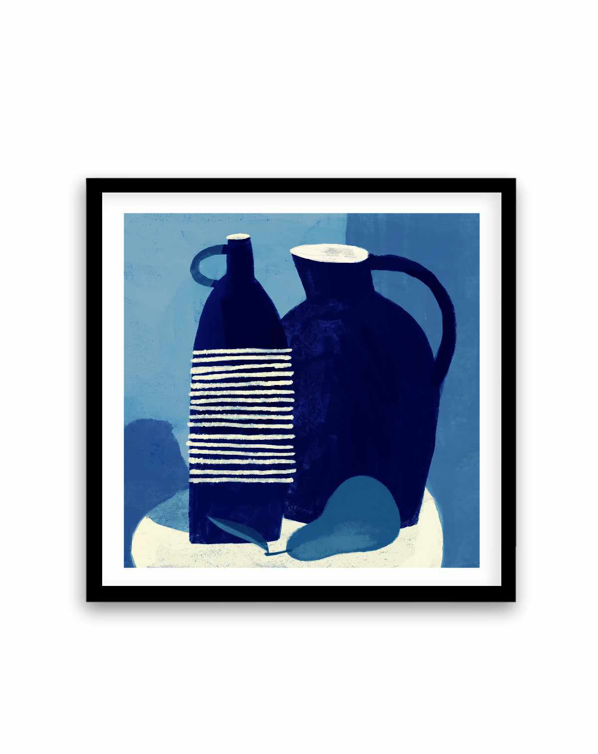 Blue Still Life With Pear by Marco Marella | Art Print