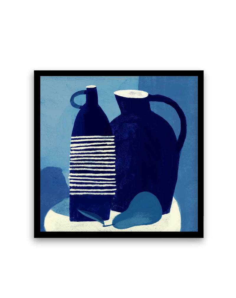 Blue Still Life With Pear by Marco Marella | Art Print