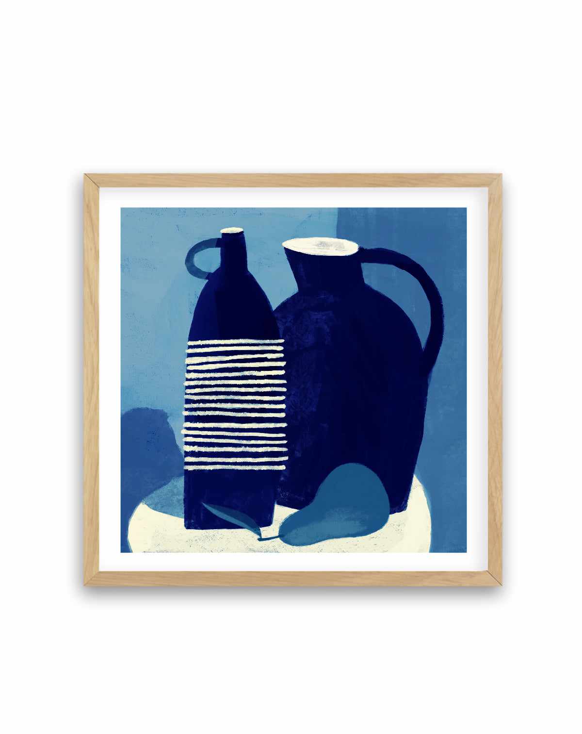 Blue Still Life With Pear by Marco Marella | Art Print