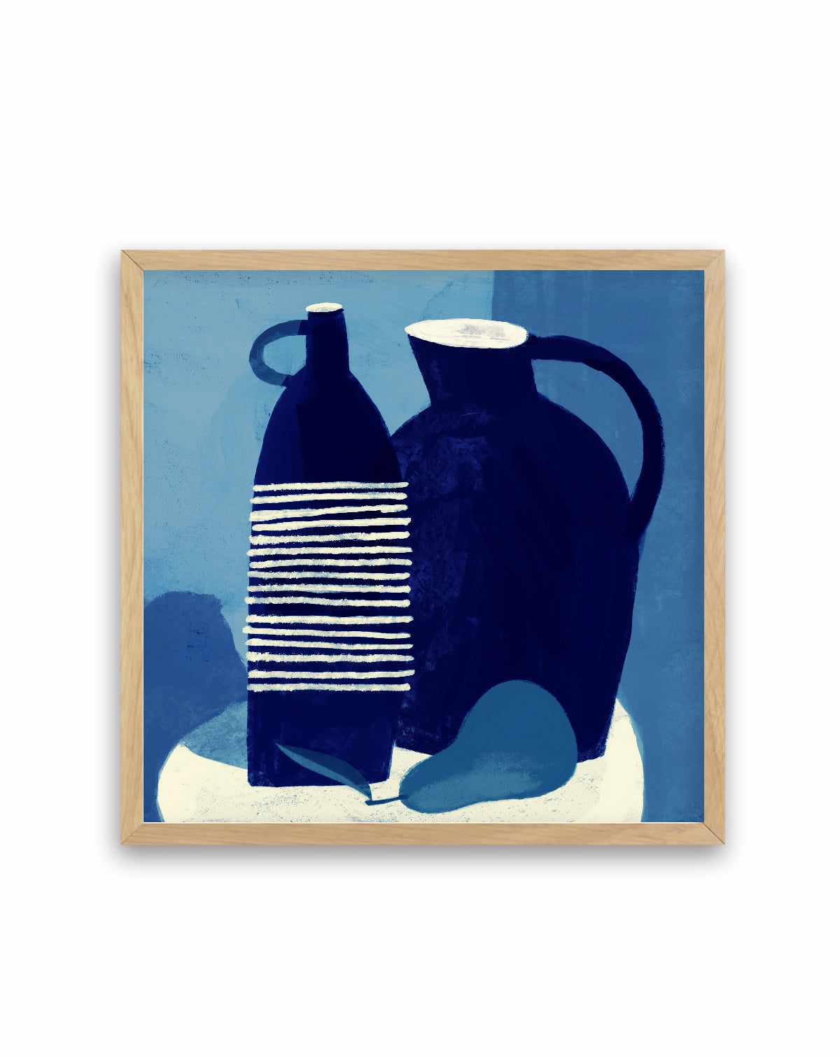 Blue Still Life With Pear by Marco Marella | Art Print