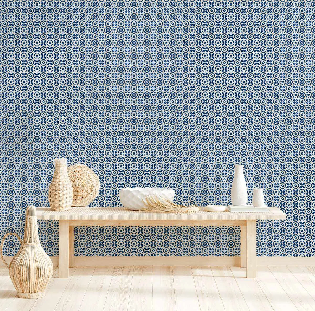 Blue Tiling Wallpaper-Wallpaper-Buy Kids Removable Wallpaper Online Our Custom Made Children‚àö¬¢‚Äö√á¬®‚Äö√ë¬¢s Wallpapers Are A Fun Way To Decorate And Enhance Boys Bedroom Decor And Girls Bedrooms They Are An Amazing Addition To Your Kids Bedroom Walls Our Collection of Kids Wallpaper Is Sure To Transform Your Kids Rooms Interior Style From Pink Wallpaper To Dinosaur Wallpaper Even Marble Wallpapers For Teen Boys Shop Peel And Stick Wallpaper Online Today With Olive et Oriel