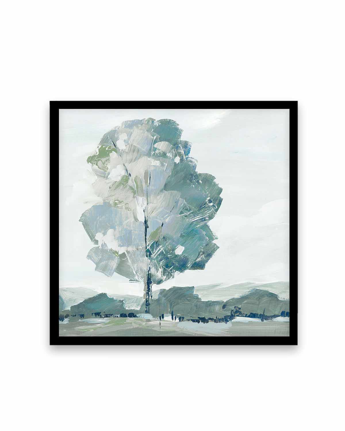 Blue Tree Forest I Art Print